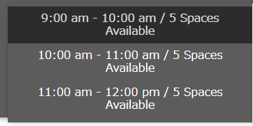 Time slot genetation説明