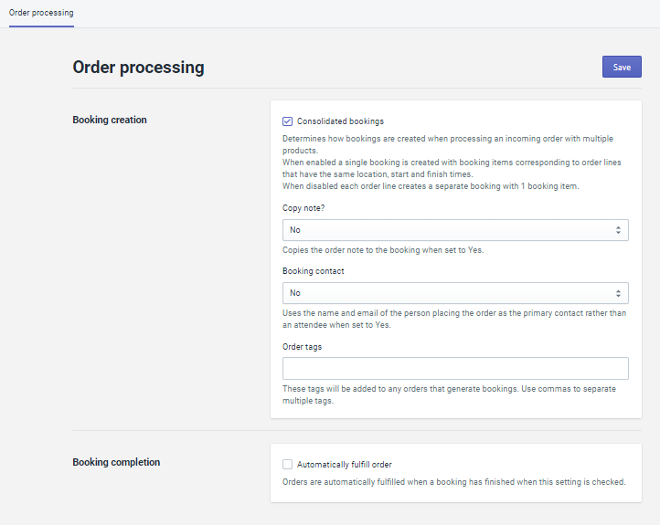 Order processing画像