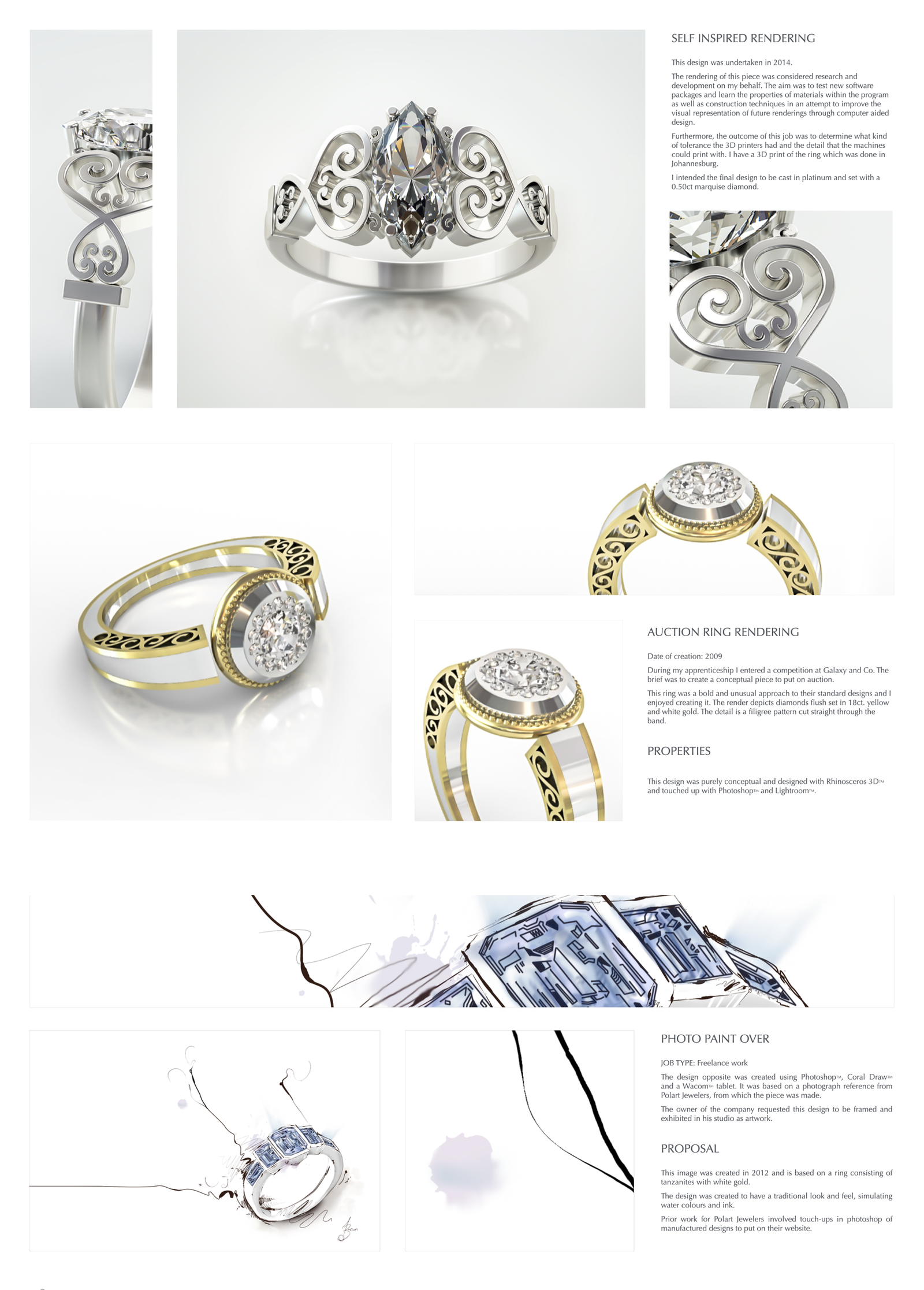 Jewelry design Portfolio