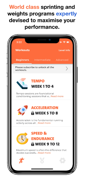 #1 Sprint Training App