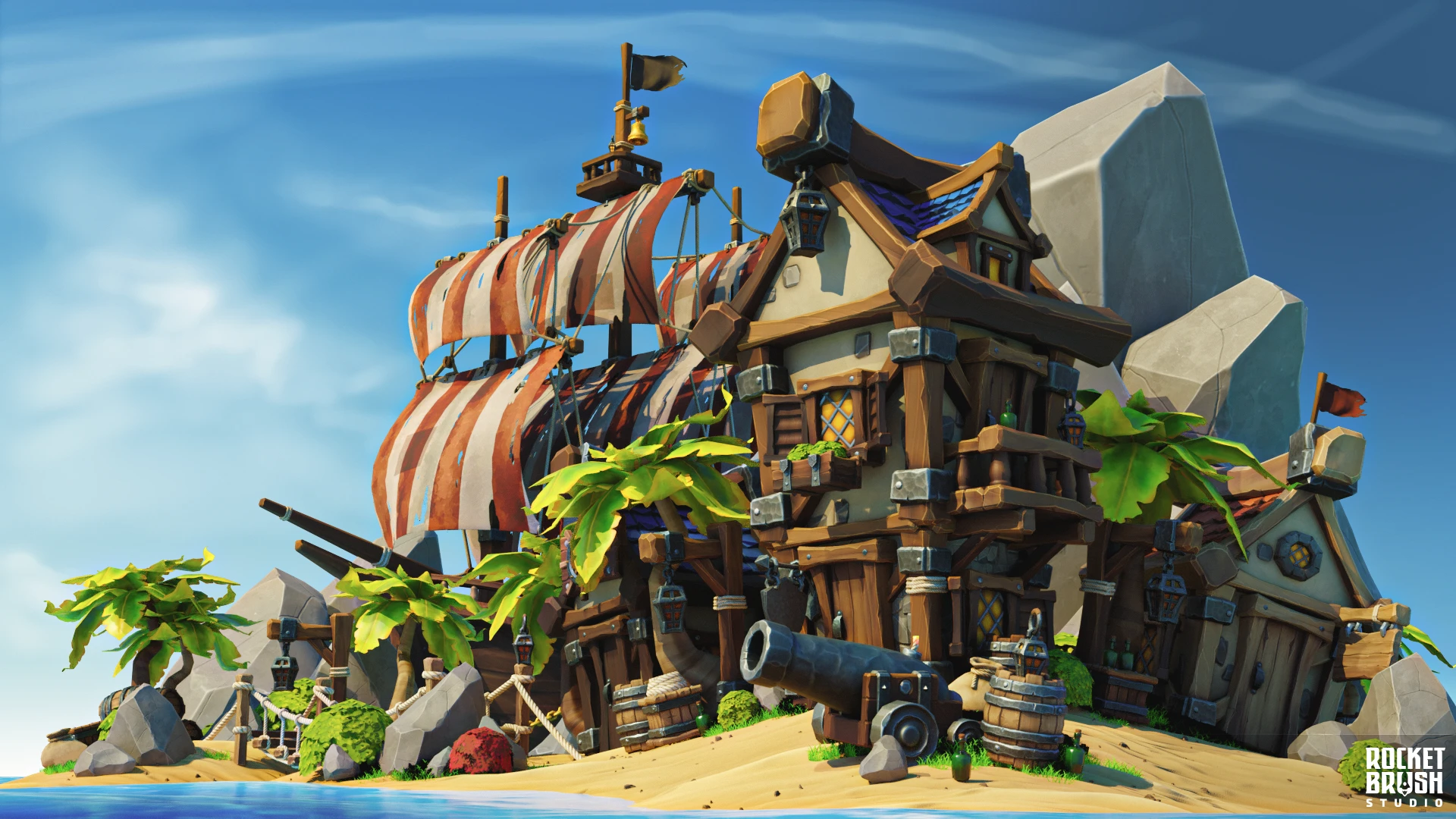 Custom 3D Game Assets · Low Poly 3D Art