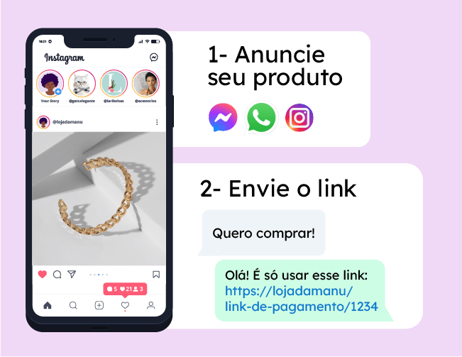 Link de Pagamento vendendo na prática