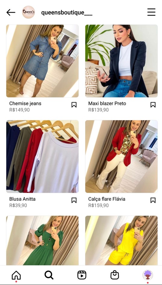 Sacolinha do Instagram na prática