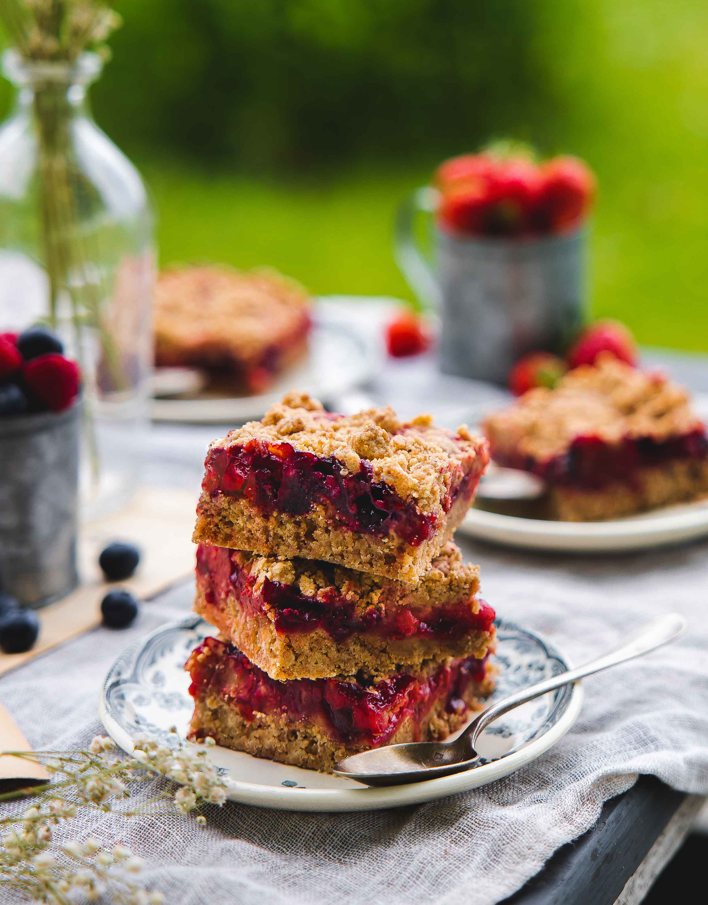 Crumbars Aux Fruits Rouges Sans Gluten Sweetnesslab