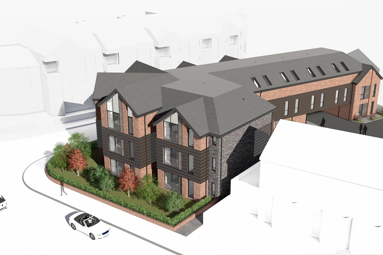 Royal Oak Apartments in PoultonleFylde Zub Architecture