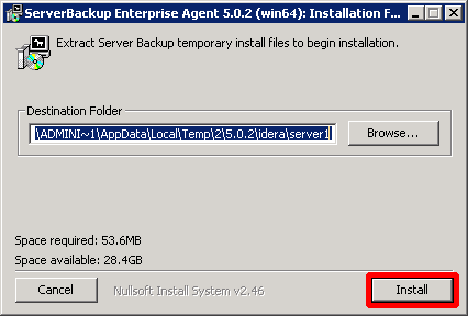 Hvordan installere R1Soft (Idera) Backup Agent på Windows? 2 Idera Backup Agent