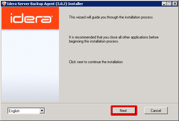 Hvordan installere R1Soft (Idera) Backup Agent på Windows? 4 Velg backup agent