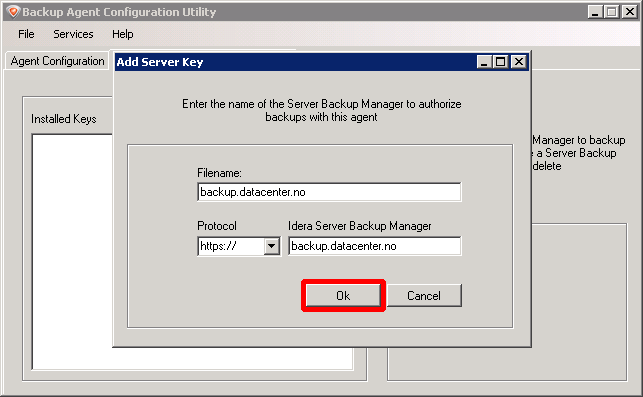 Konfigurere Backup Agent på Windows 3 Få hjelp til å konfigurere backup agent