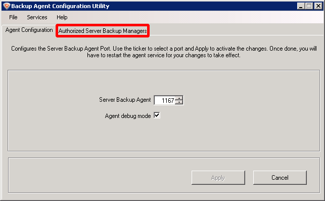 Konfigurere Backup Agent på Windows 1 Hvordan installere backupagenten