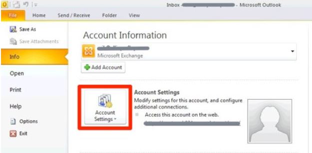 Epostkonto i Outlook 2010