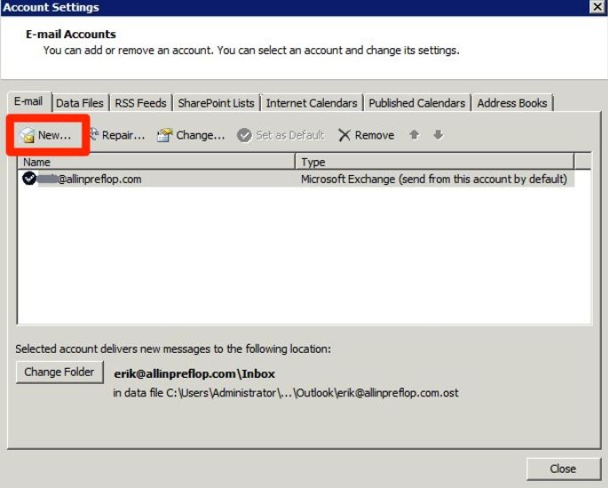 Klikk account settings