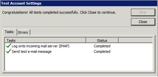 Velg deretter arkfanen Advanced, og erstatt verdien i Outgoing Server (SMTP) med 587.