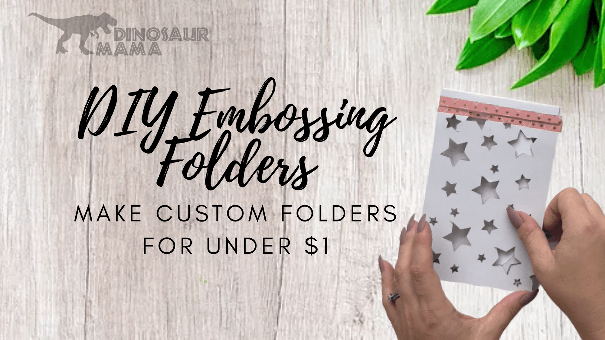 How to Make Your Own Embossing Folders on a Budget