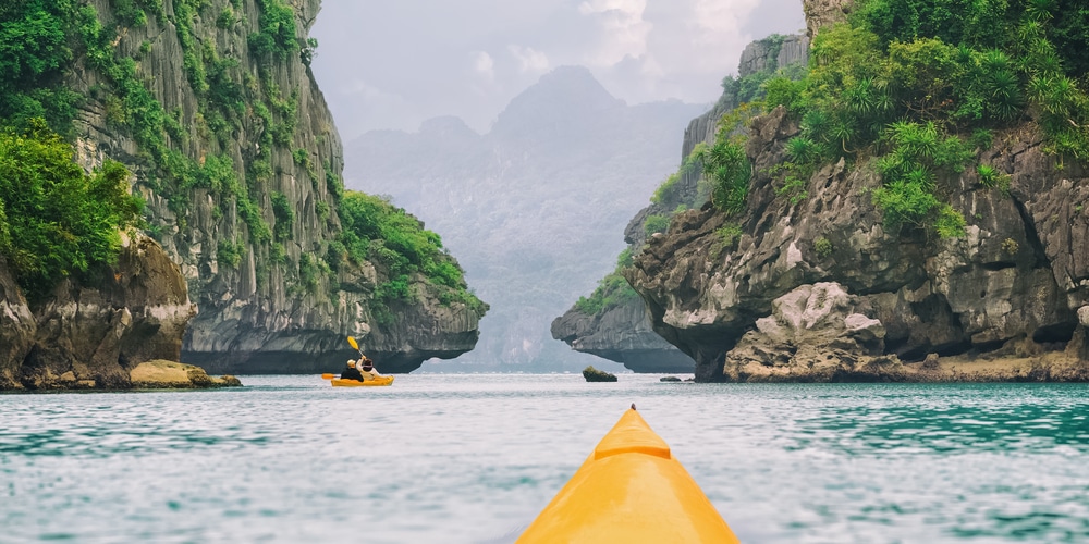 Chèo thuyền kayak, Vịnh Hạ Long