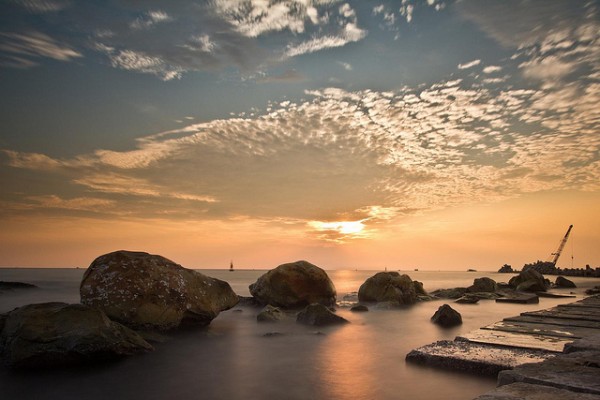 Ngắm hoàng hôn Đinh trang