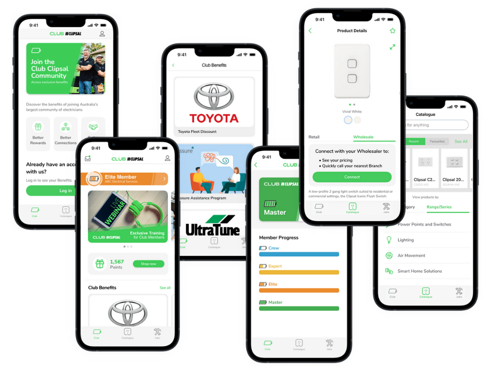 The iCat mobile application.