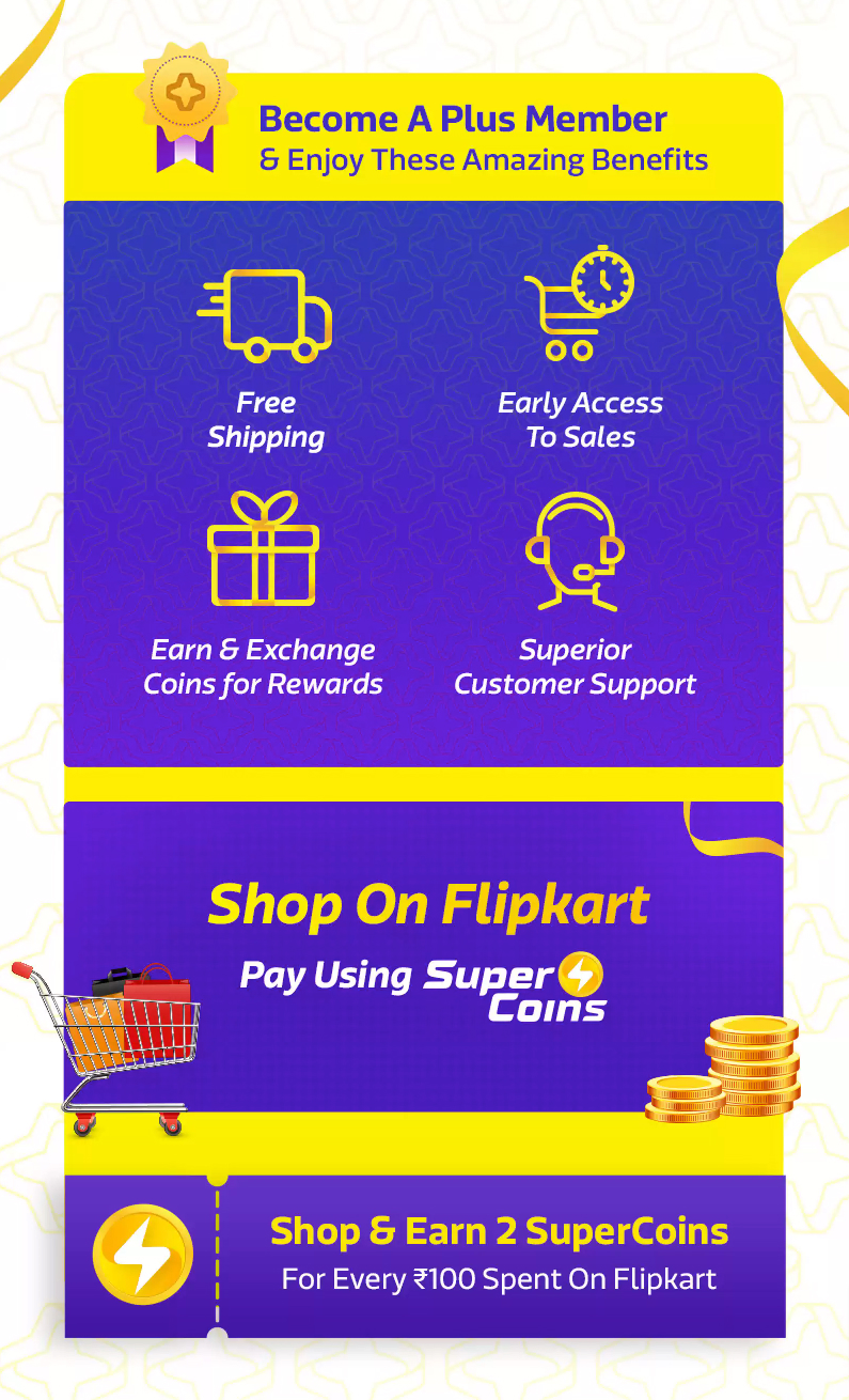Flipkart Plus is a part of web and mobile shopping applications.