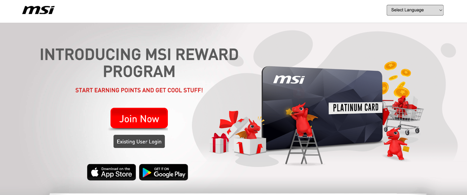 MSI’s brand new reward program enabling their customers to collect points for product purchases and exchange them for a range of rewards and benefits.