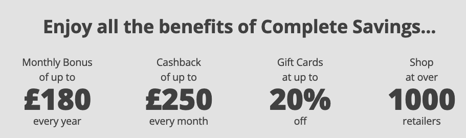Estimated savings from joining the Complete Savings online membership program (source).