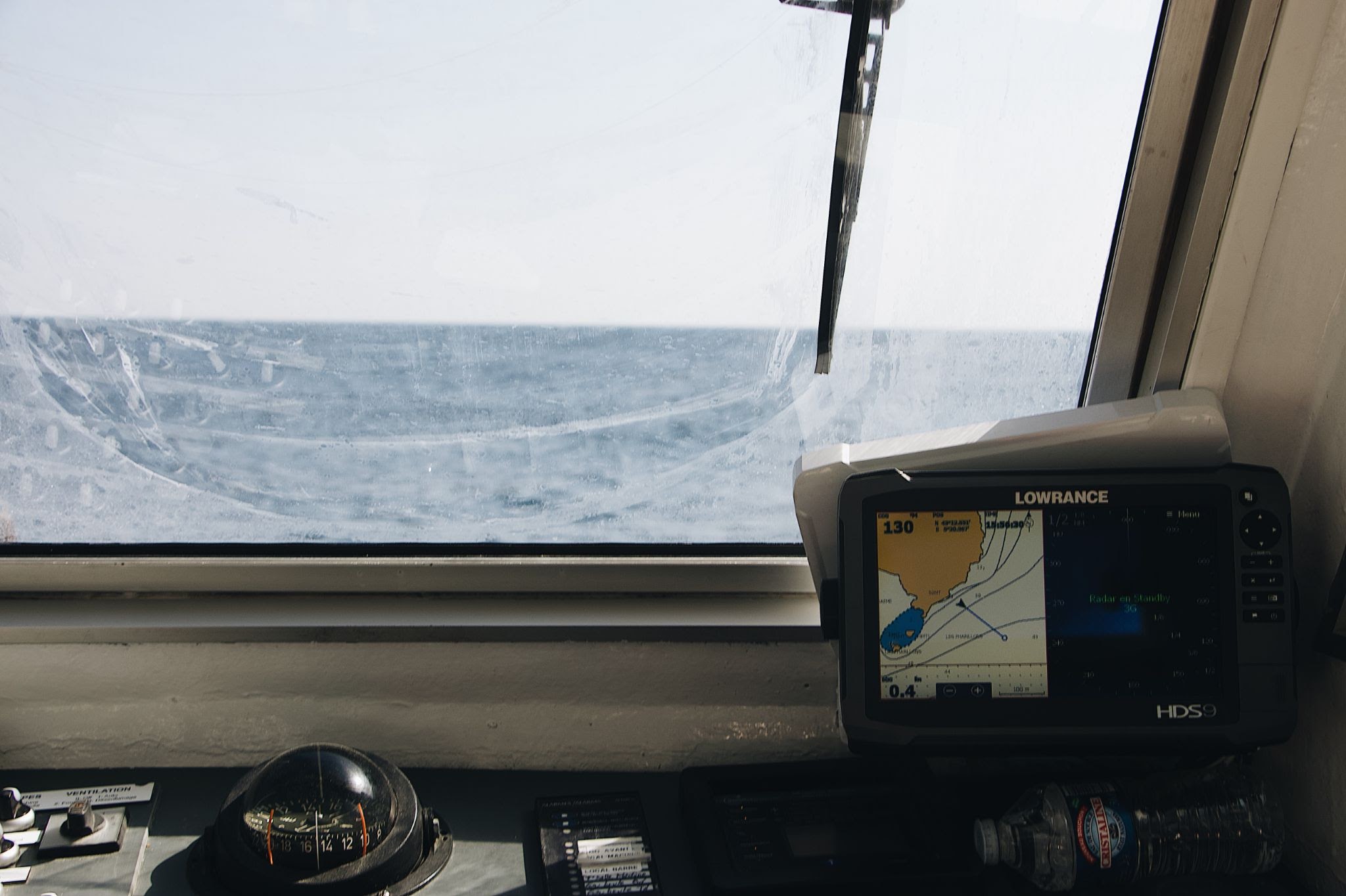 compass and chart course to steer