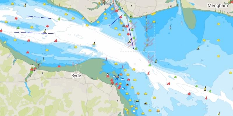 harbour entrance from savvy navvy charts