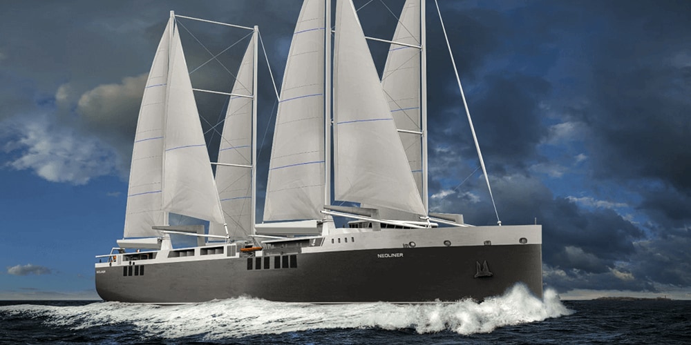 Neoline’s 1st sailing cargo ship