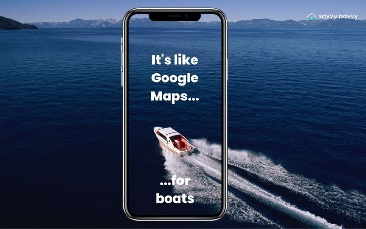 A motorboat speeding into the horizon