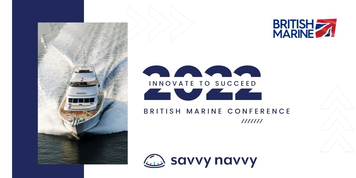 British Marine Conference Innovate to Succeed image with motorboat