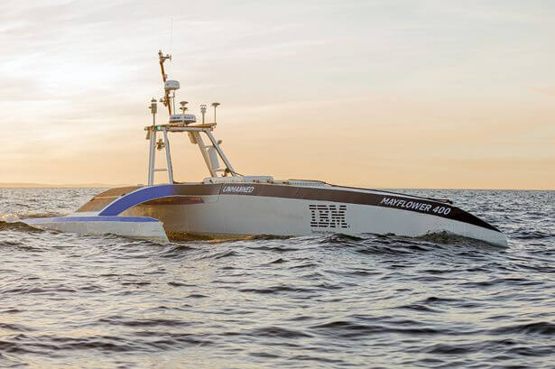 unmanned boat crosses the atlantic using AI navigation