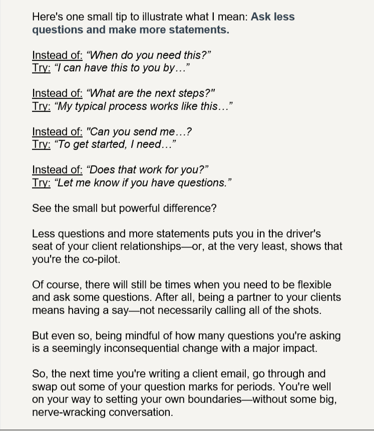 Newsletter Example