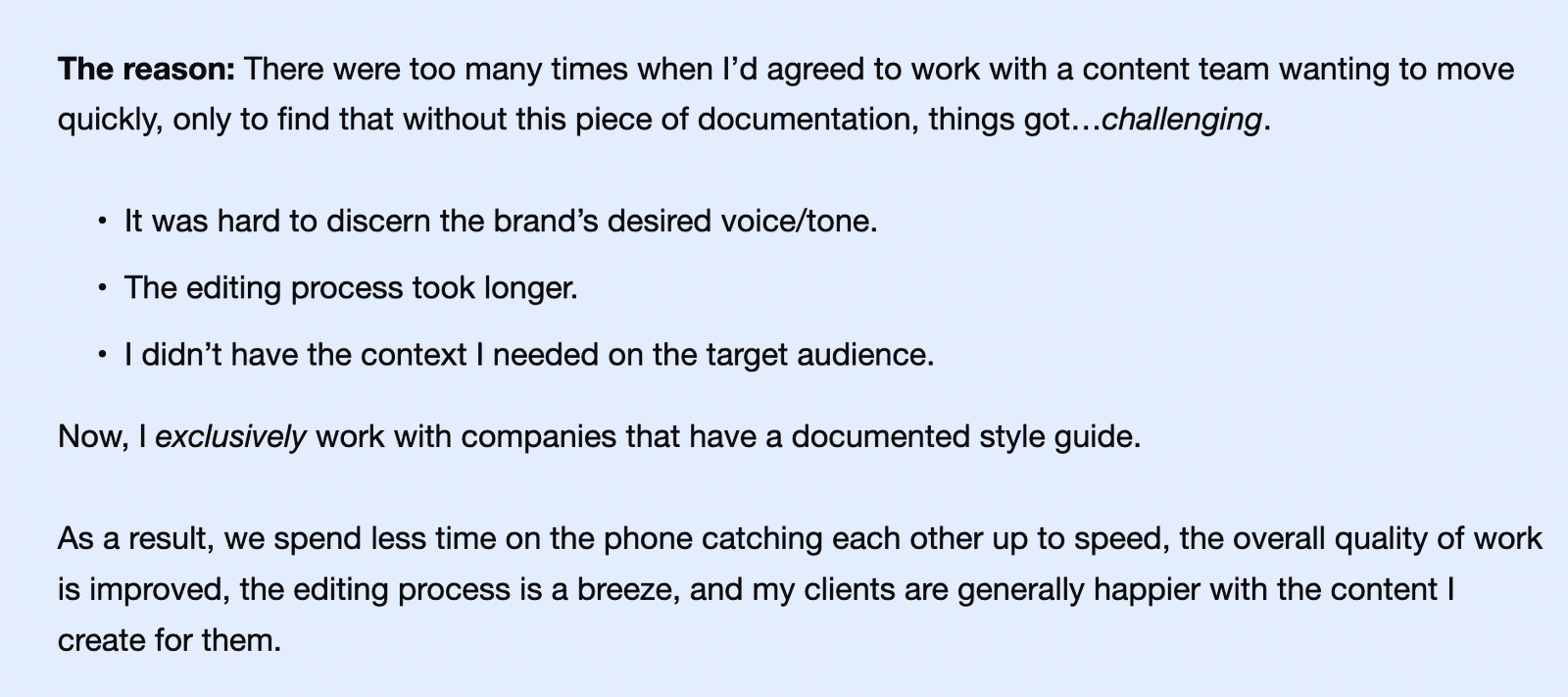 Why work with style guides