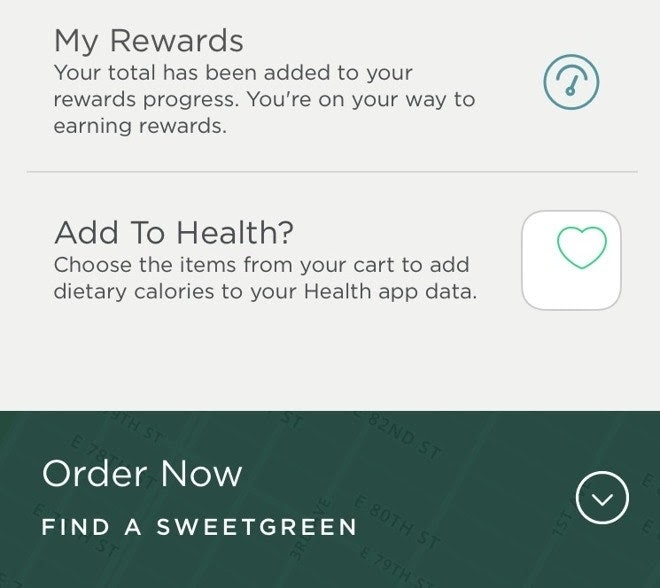 Sweetgreen iPhone app applies meal calorie counts to Apple Health | AppleInsider