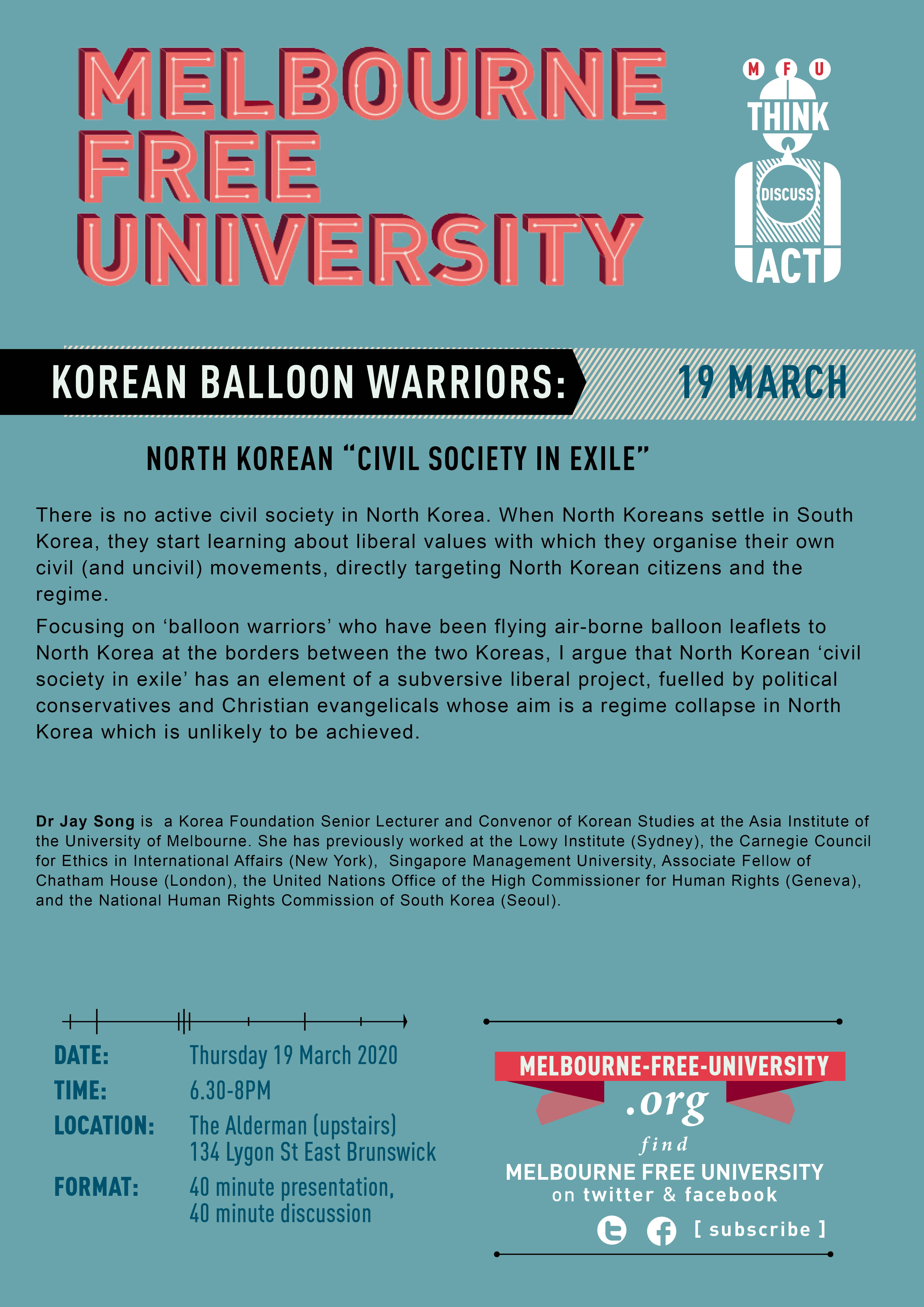 Korean Balloon Warriors: North Korean “Civil Society In Exile”