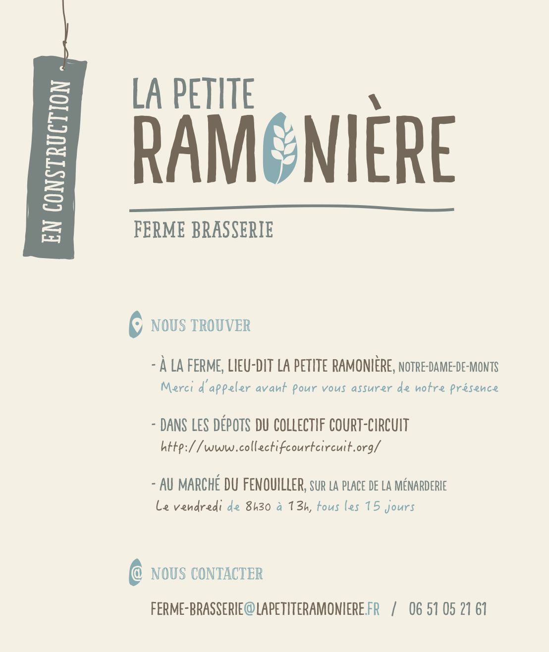 Brasserie La Petite Ramonière — brasserie artisanale à NOTRE-DAME-DE-MONTS