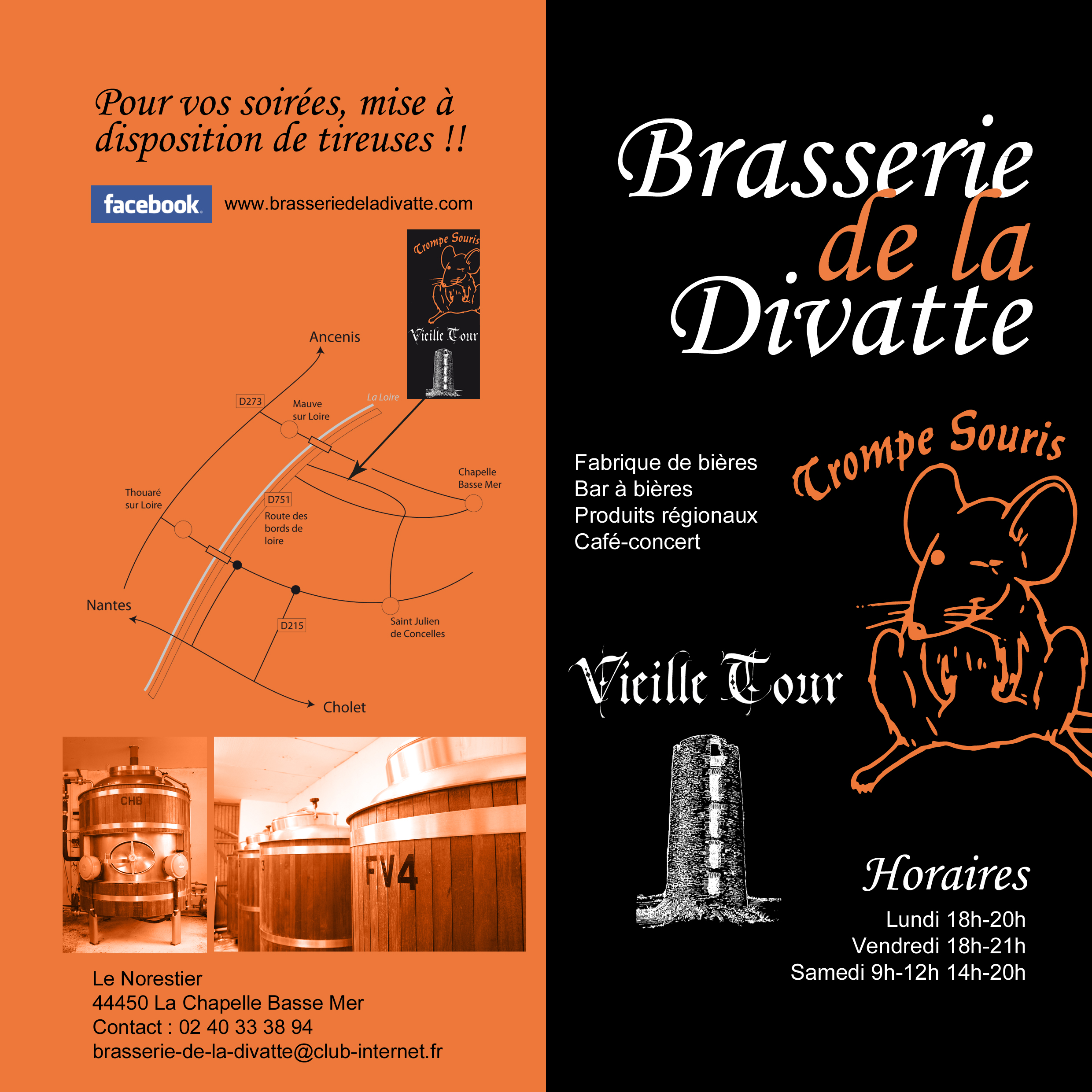 Brasserie de la Divatte — brasserie artisanale à LA CHAPELLE     BASSE MER