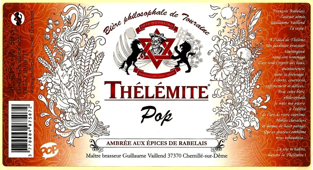 Brasserie François Rabelais — brasserie artisanale à CHEMILLÉ SUR     DÊME