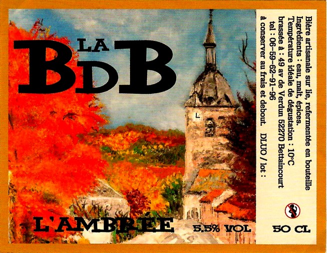 Brasserie La Bière de Bettaincourt (BDB) — brasserie artisanale à ROCHES-BETTAINCOURT