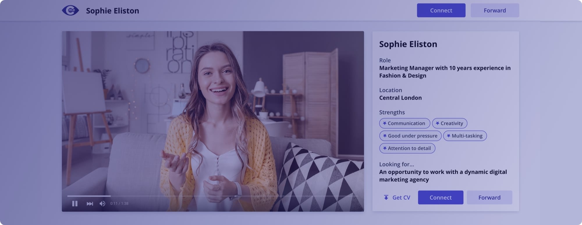 Get hired faster with a great video CV Create a video resume on CMe