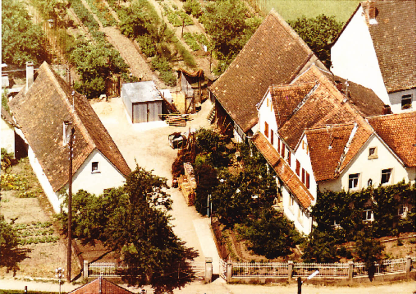 Haus Burk von Oben