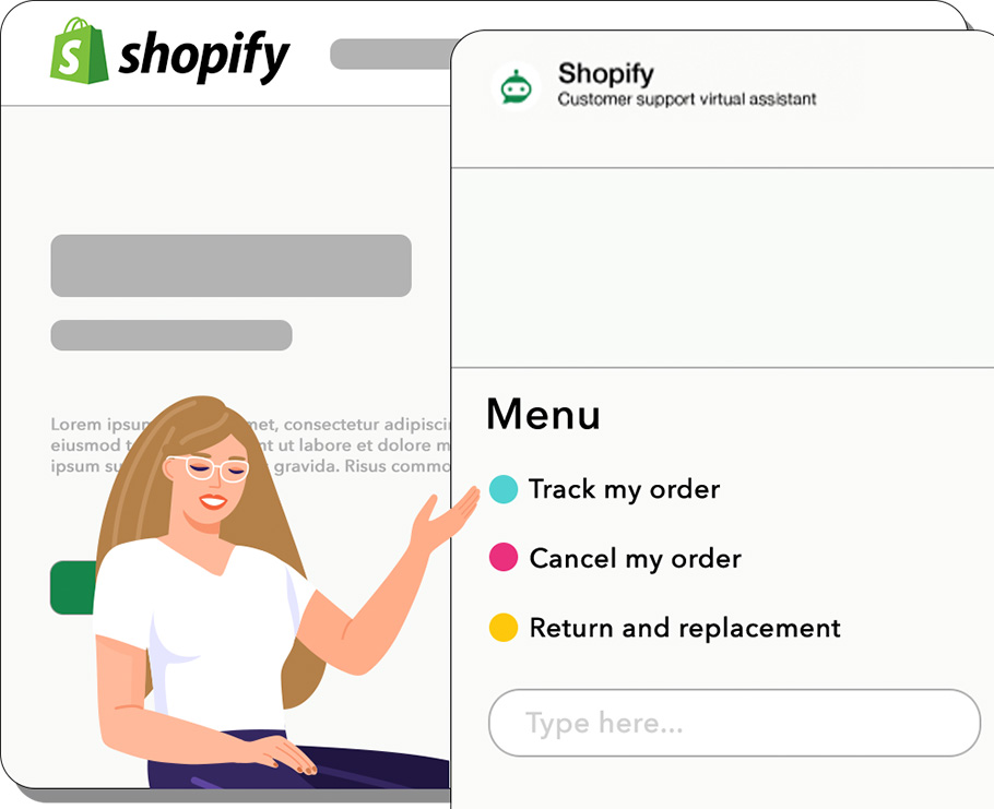How to Offer a Shopify Chatbot / Intelligent Virtual Assistant on Your E-Commerce Website