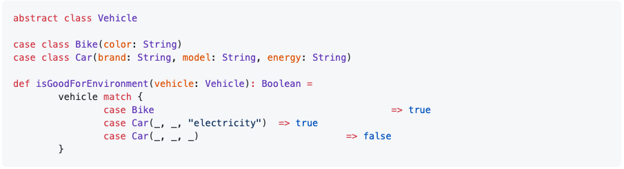 How to decompose an object to pattern match on its attributes, add pattern guards, pattern match a regex or the elements of a List in Scala