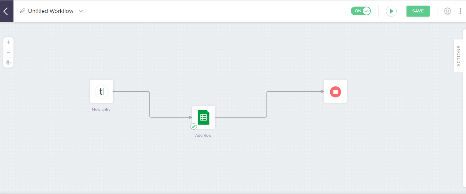 Built.io interface screenshot