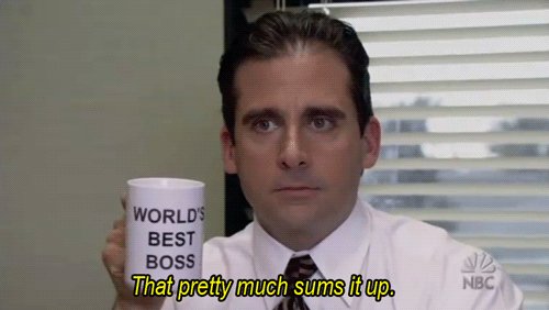The Office GIF - Find & Share on GIPHY | Michael scott quotes, Worlds best boss, Best boss