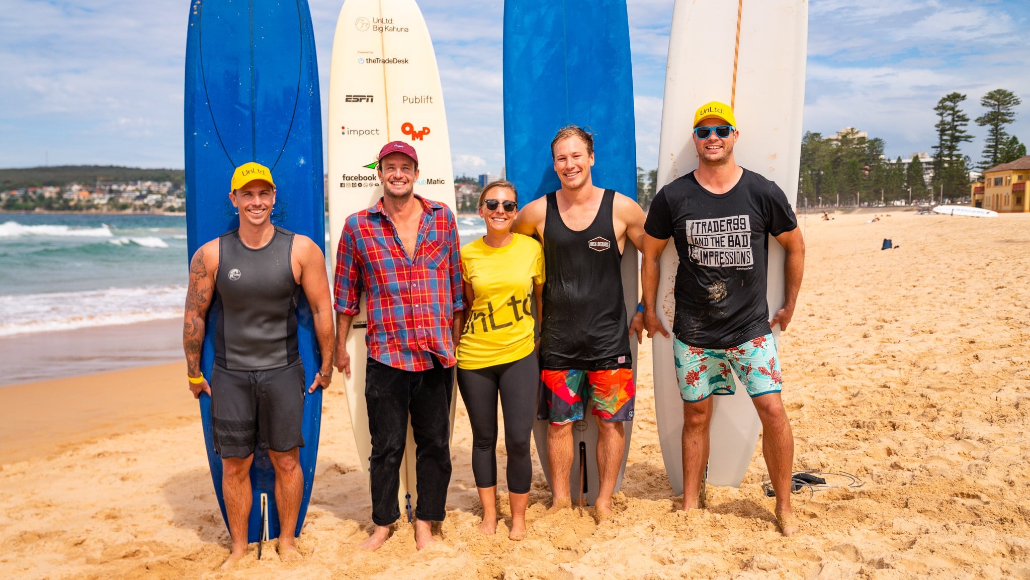Surfing at The Big Kahuna surf charity event with UnLtd