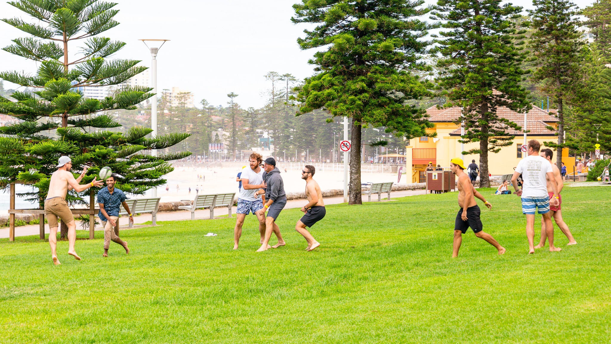 Playing ball at The Big Kahuna surf charity event with UnLtd