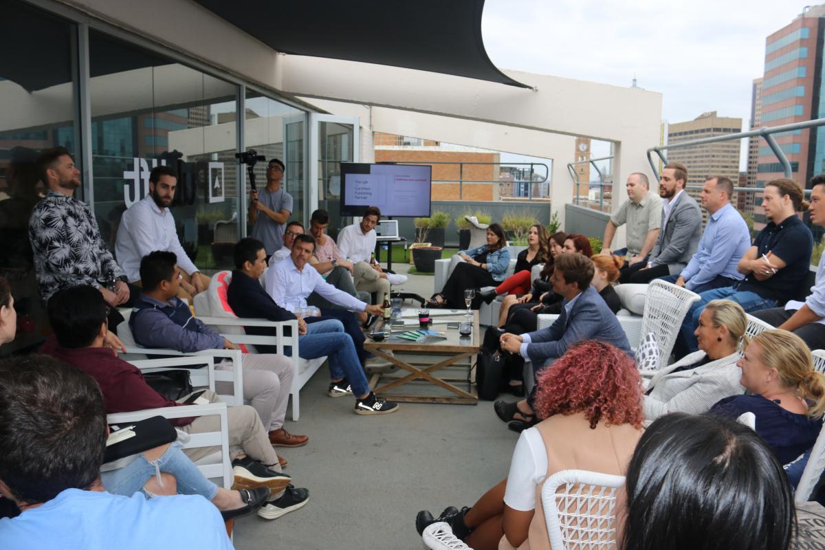 Publift staff and publishers engage in discussion at the PubChat event in Sydney