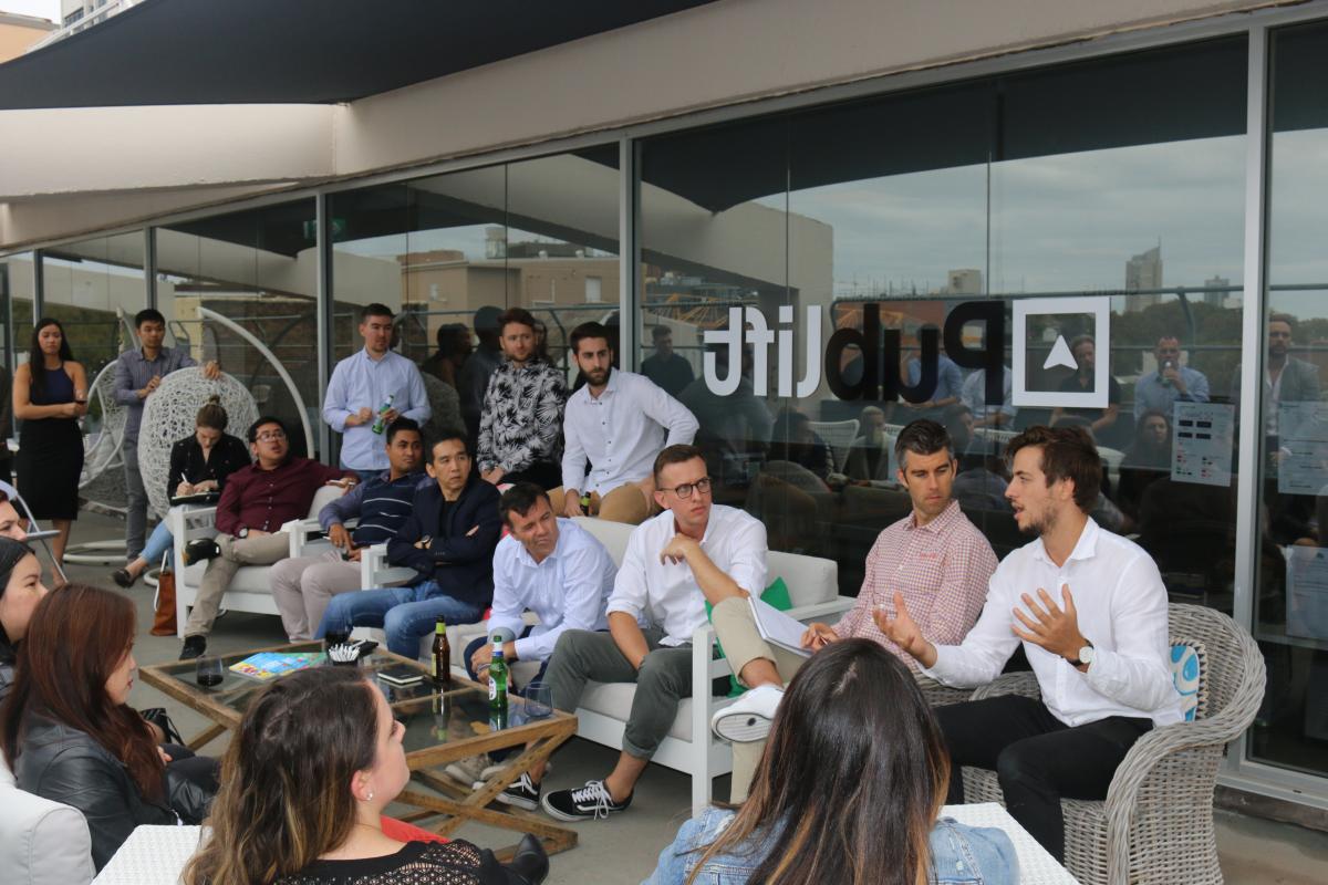 Publift staff and publishers engage in discussion at the PubChat event in Sydney