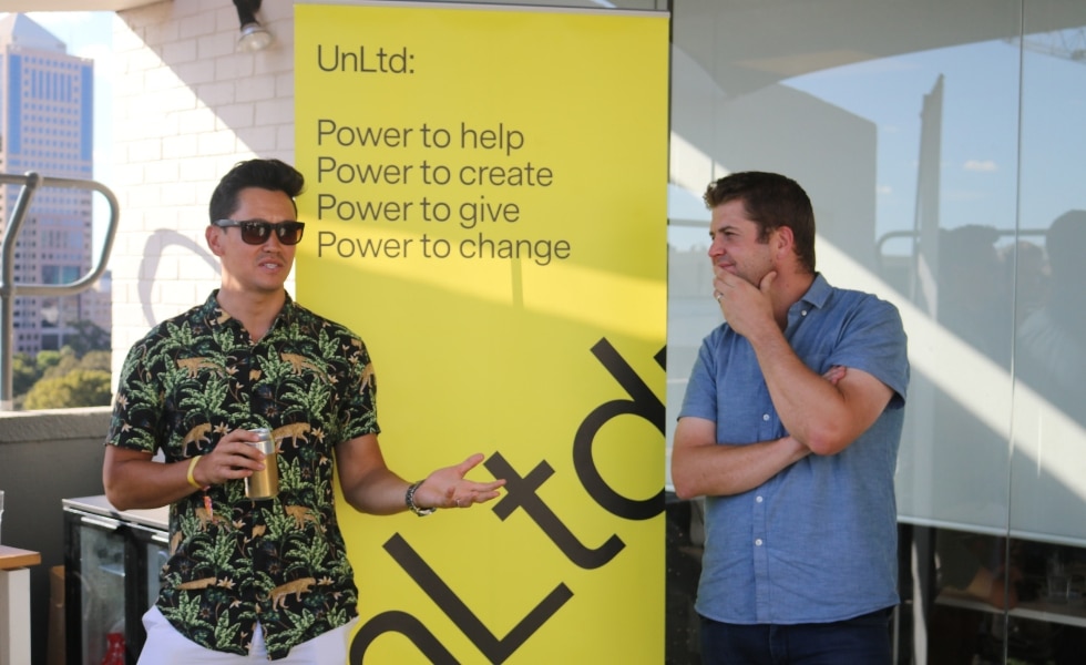 Chris from UnLtd. and Tobin from Publift. Tobin, Publift’s COO, reiterates why giving back is so important