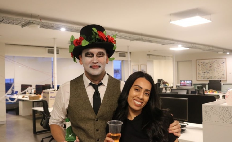 Publift staff dress up for Halloween