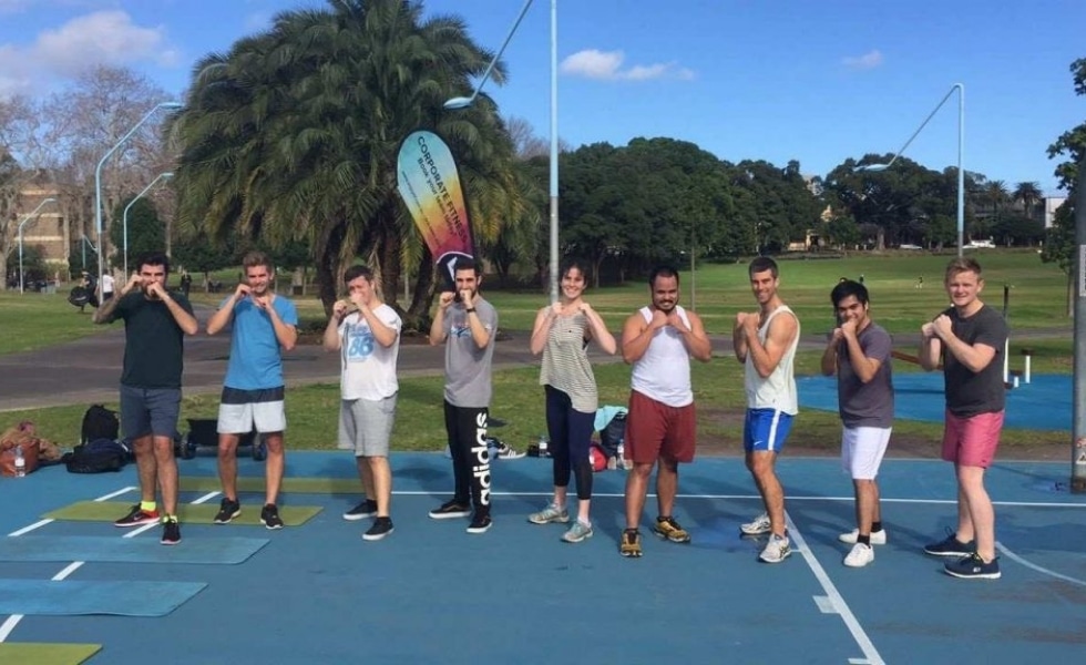 The Publift team showing their athletic side